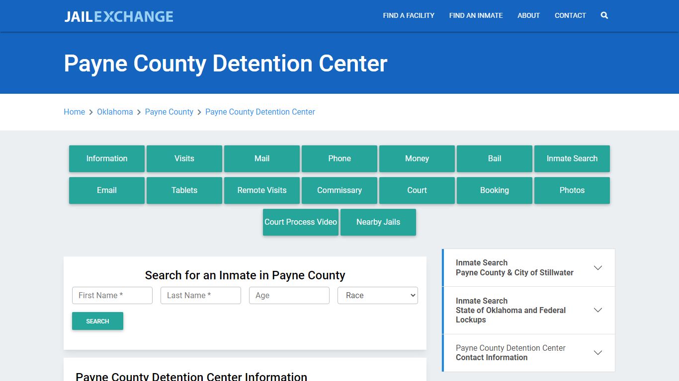 Payne County Detention Center - Jail Exchange