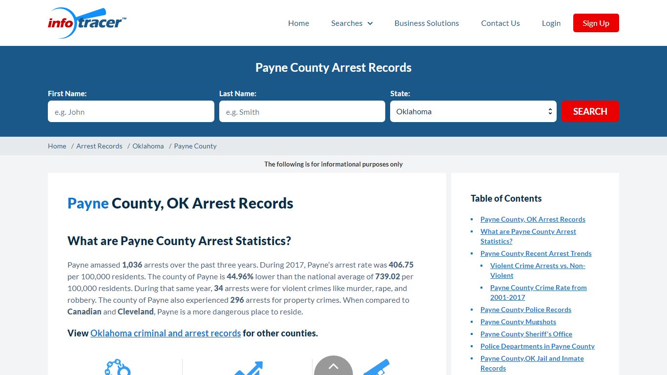 Payne County, OK Arrests, Mugshots & Jail Records - InfoTracer